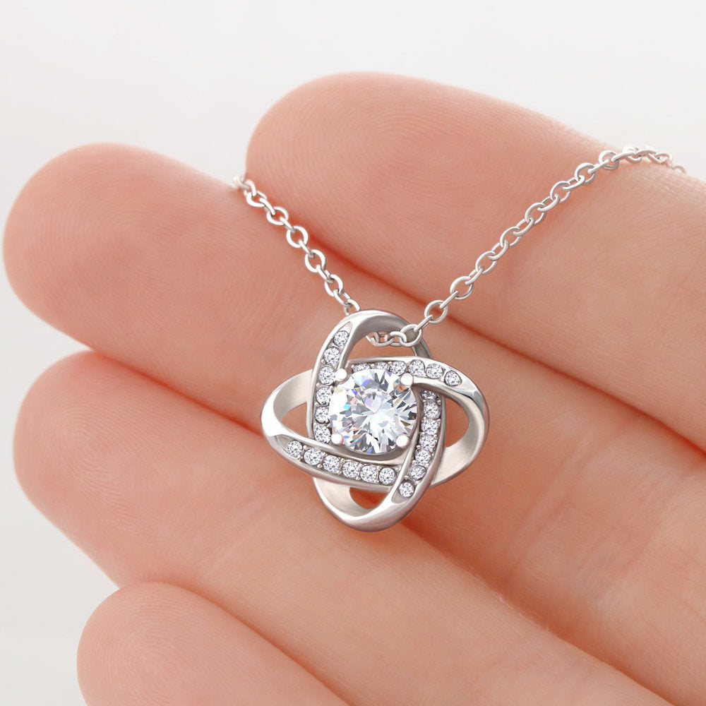 To My Amazing Granddaughter - Love Knot Necklace