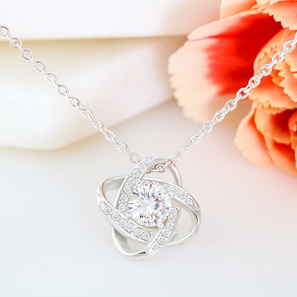 To My Amazing Granddaughter - Love Knot Necklace